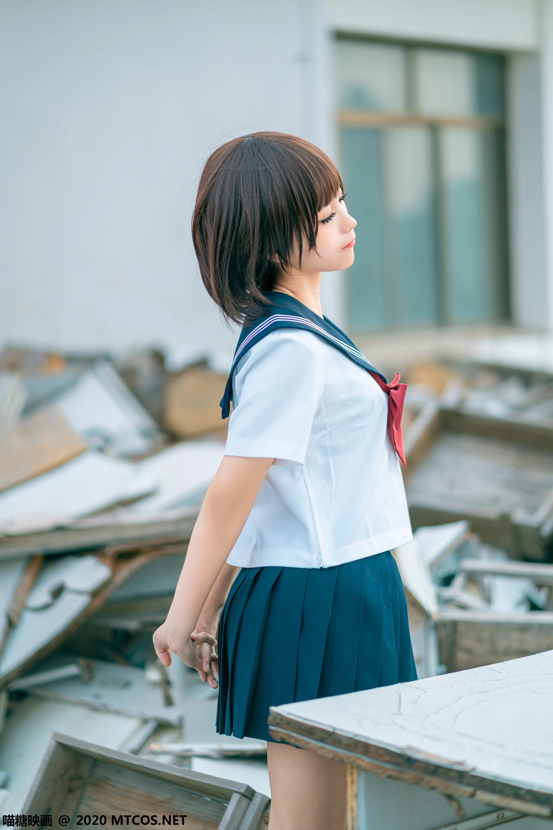 喵糖映画 - JKL.021 天台JK制服 3